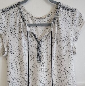 Polka dot blouse